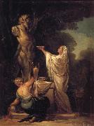 Francisco Goya Sacrifice to Pan Sweden oil painting artist